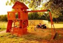 drewniany domek dla dzieci