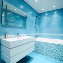 Mozaika akcentująca wybrane elementy sprawia, że łazienka nabiera wyjątkowego charakteru.